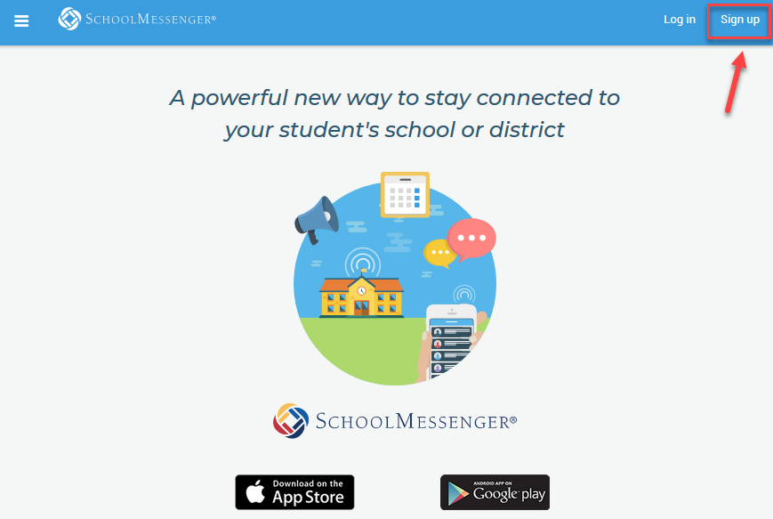 Teacher Signup for School Messenger account